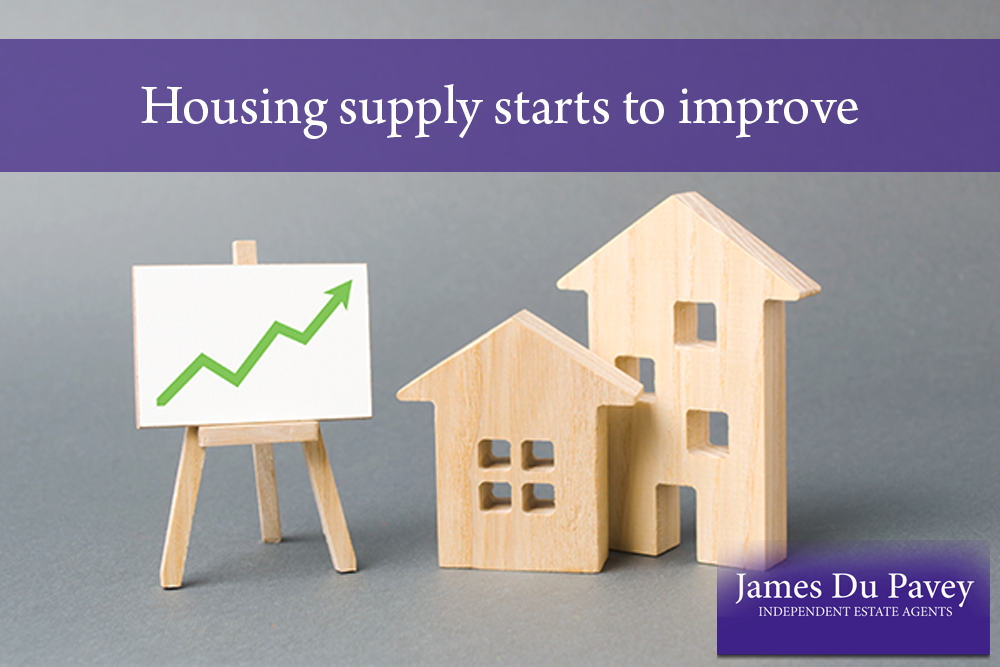 Housing supply starts to improve