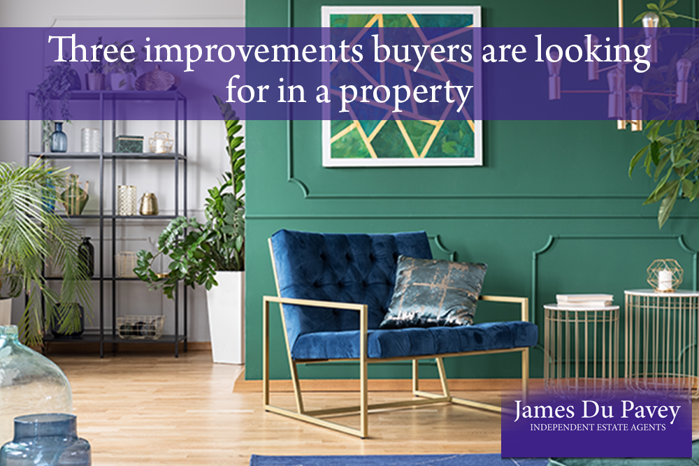 Three improvements buyers are looking for in a property