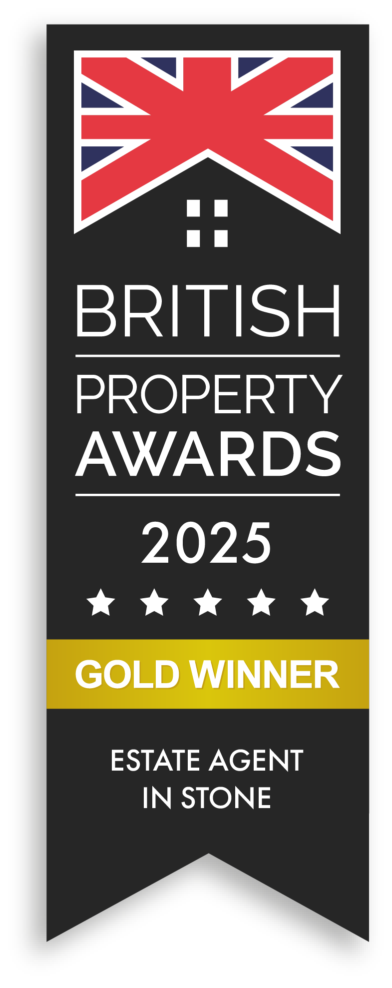 British Property Awards Best Estate Agent in Stone 2025