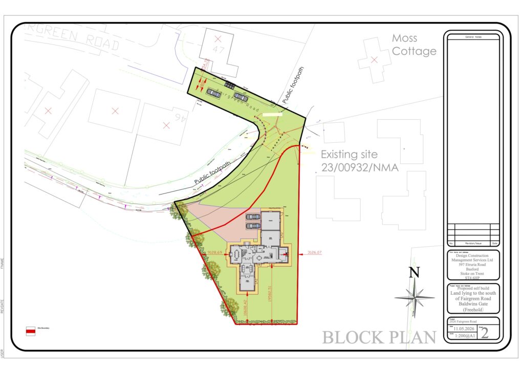 Plot 1 Land off Fair Green Road, Baldwins Gate, ST5